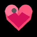 Heart keepsake from the celebration burst